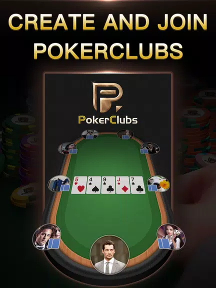 PokerClubs-Global Poker Game  Screenshot 4