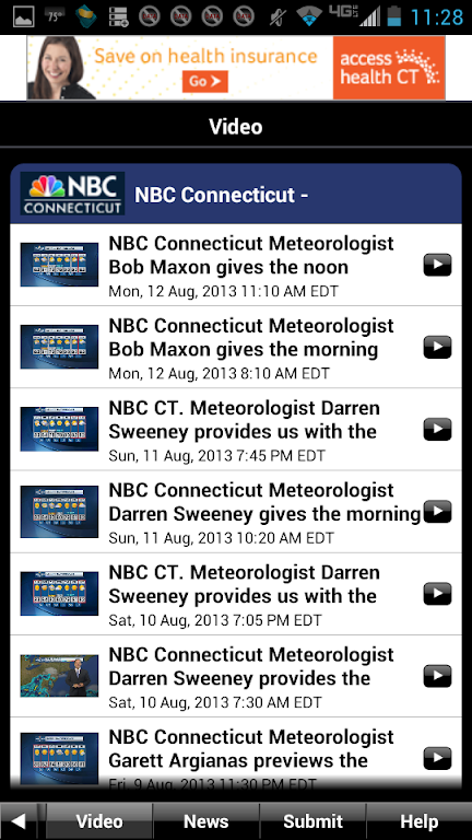 NBC Connecticut Weather  Screenshot 4