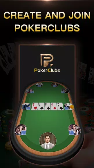 PokerClubs-Global Poker Game  Screenshot 1