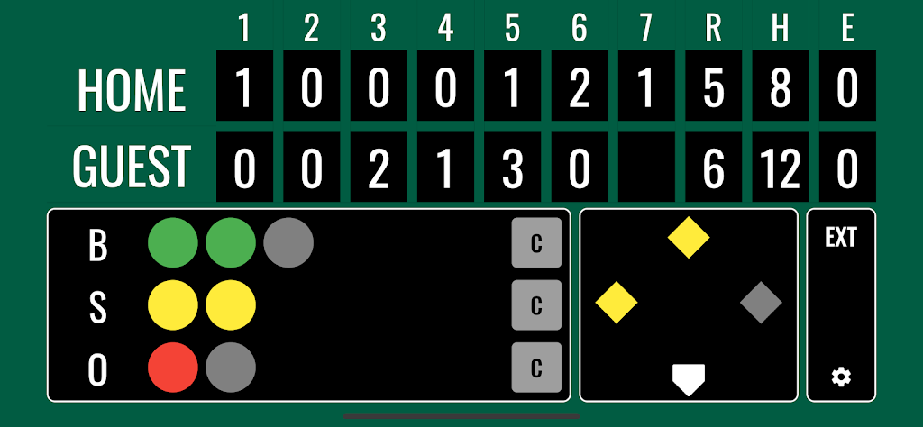 Softball Scoreboard  Screenshot 2