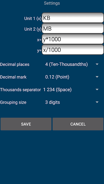 Convert KB to MB | Megabyte to kilobyte conversion  Screenshot 4