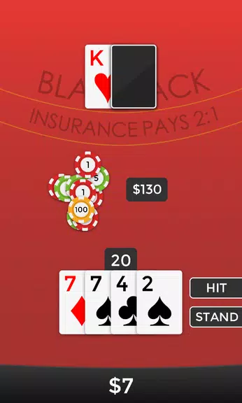 Blackjack - 21  Screenshot 1