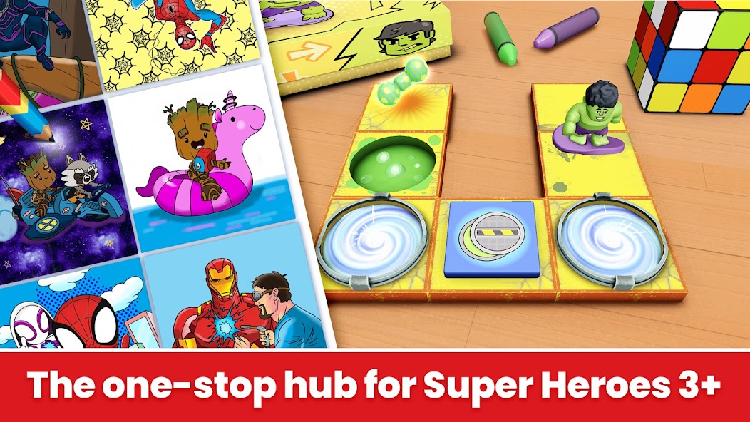 Marvel HQ: Kids Super Hero Fun Mod  Screenshot 1