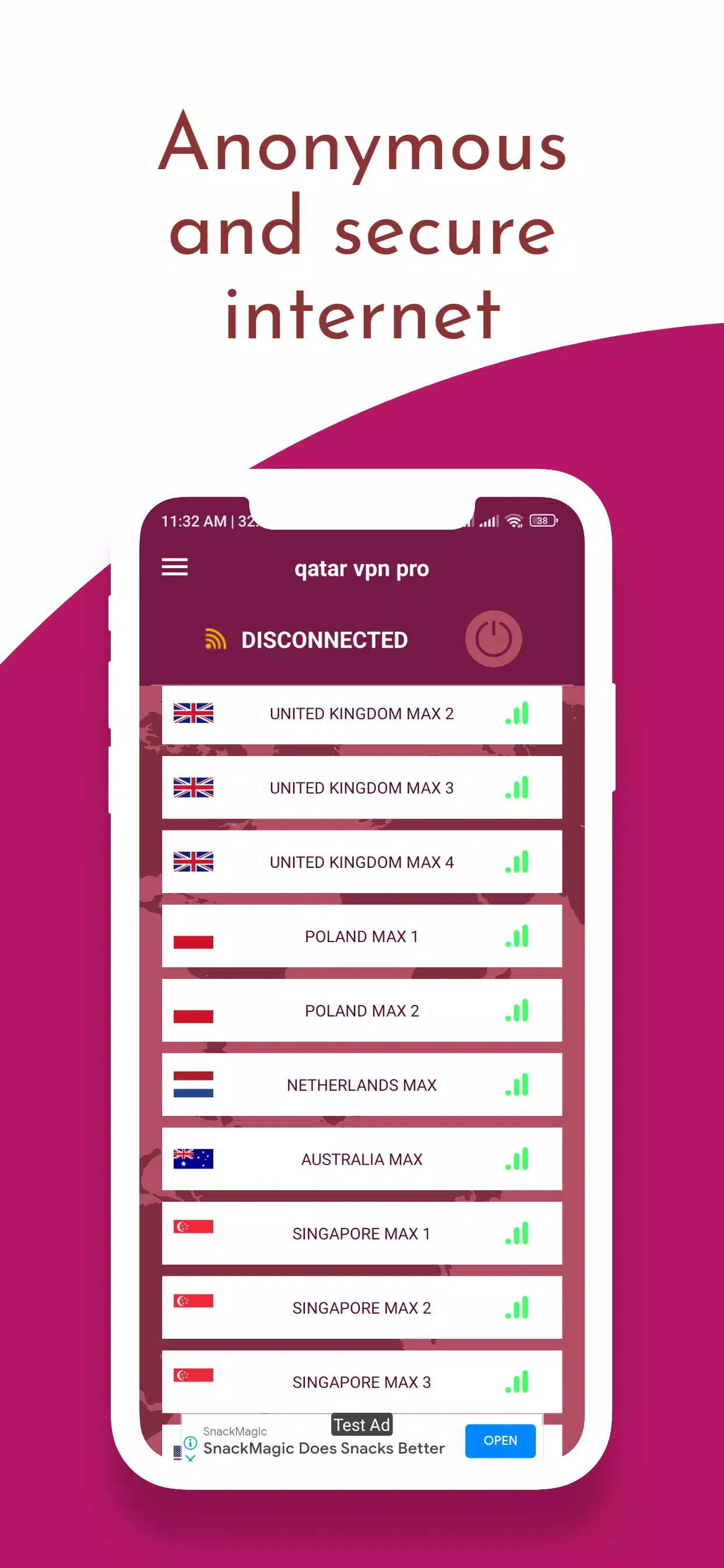 Qatar vpn 22 pro  Screenshot 3