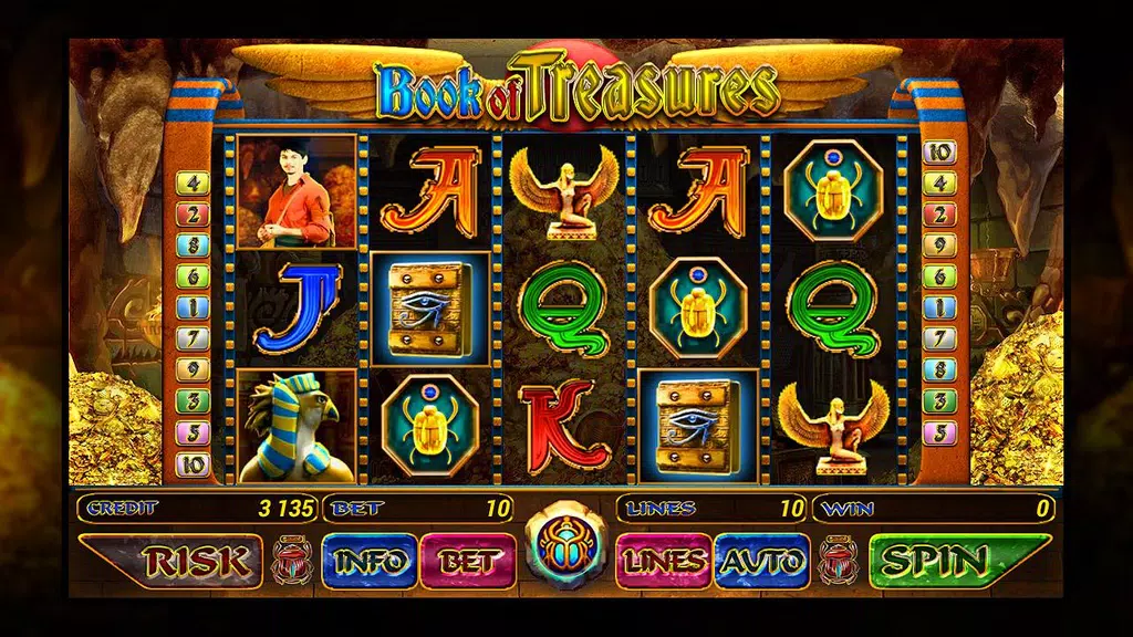 Book of Treasures slot  Screenshot 3