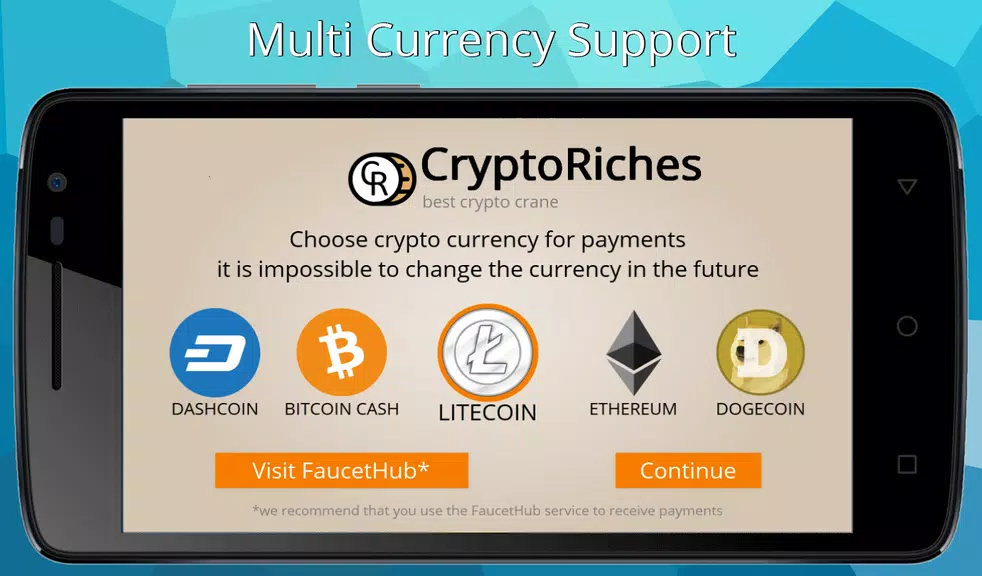 CryptoRiches Faucet  Screenshot 1