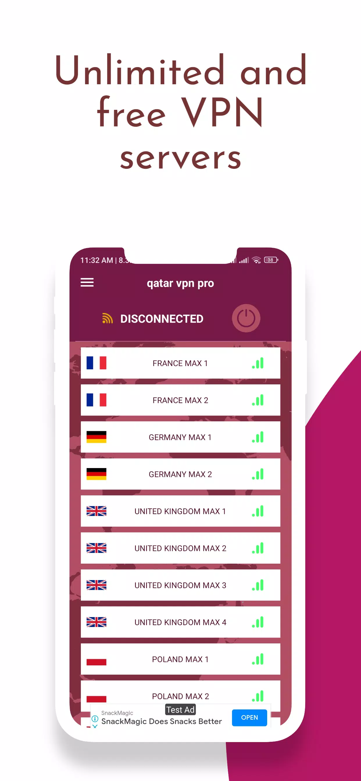 Qatar vpn 22 pro  Screenshot 2