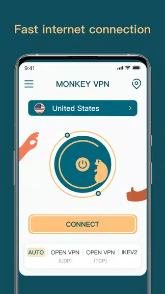 Monkey VPN - Fast & Secure  Screenshot 1