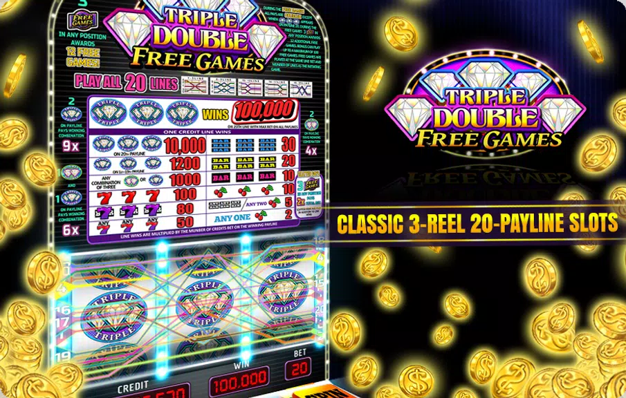 Triple Double FG Slots  Screenshot 1