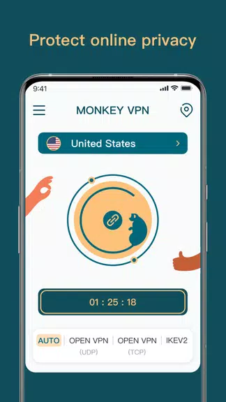 Monkey VPN - Fast & Secure  Screenshot 3