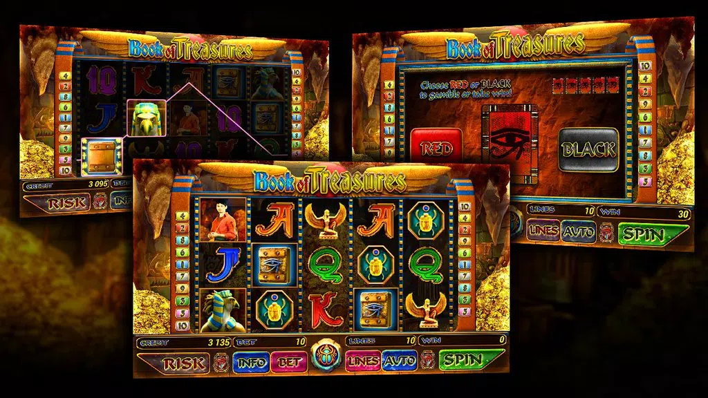 Book of Treasures slot  Screenshot 1