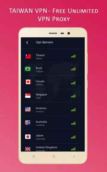 Taiwan VPN - Free Unlimited VPN Proxy  Screenshot 4