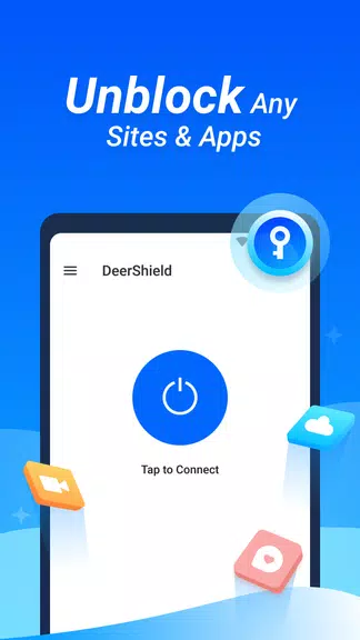 DeerShield - Free VPN & Security Service  Screenshot 1