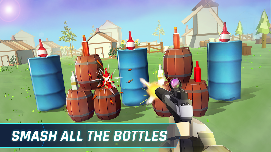 Bottle Gun Shooting Mod  Screenshot 1