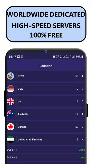 TENVPN - Fastest VPN Proxy app  Screenshot 2