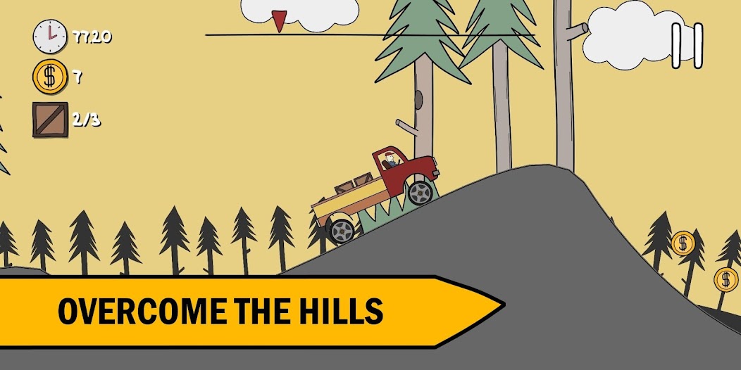 Hill Climb Trucker! Mod  Screenshot 4