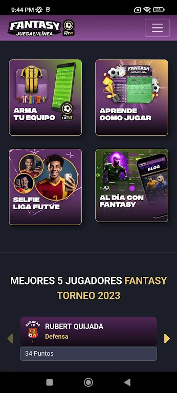 Fantasy FUTVE  Screenshot 1