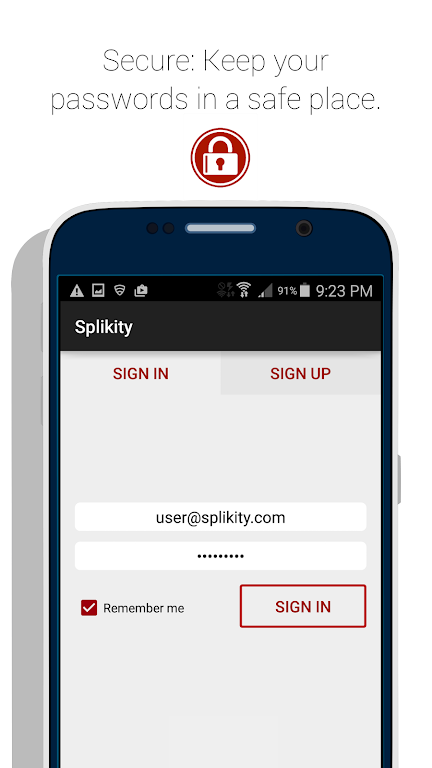 Splikity | Simple and Secure  Screenshot 2