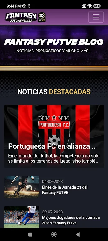 Fantasy FUTVE  Screenshot 3