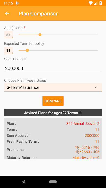 Policy Calculators: All in one  Screenshot 3