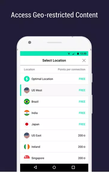 CM Security Open VPN - Free, fast unlimited proxy  Screenshot 2