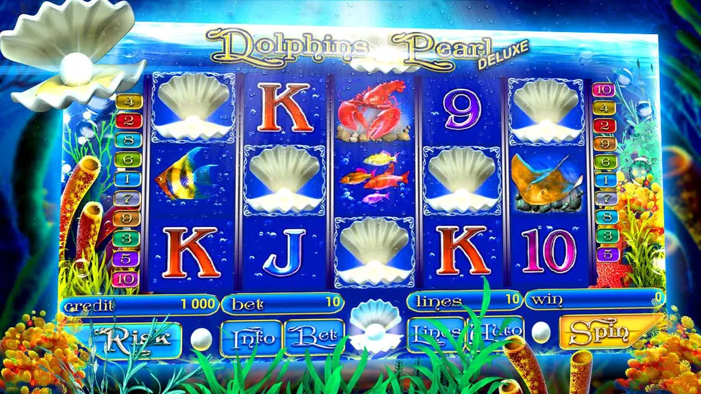 Dolphins of the pearl sea slot  Screenshot 1