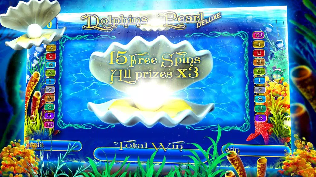 Dolphins of the pearl sea slot  Screenshot 4