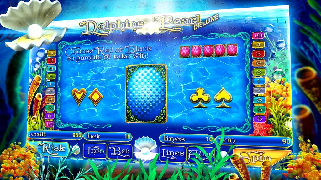 Dolphins of the pearl sea slot  Screenshot 2