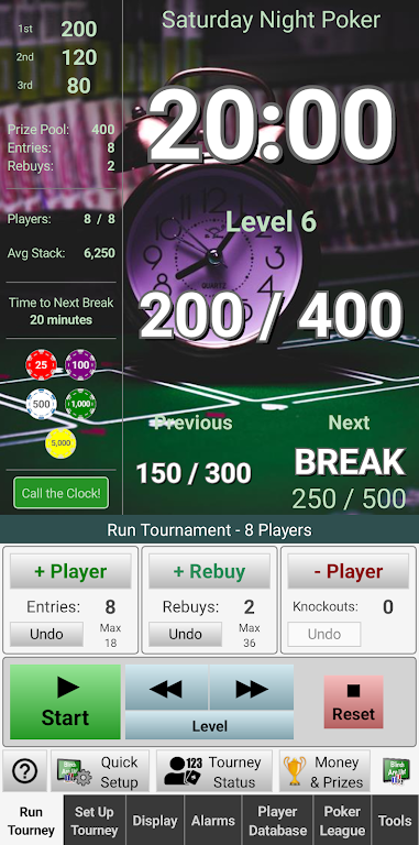 Blinds Are Up! Poker Timer  Screenshot 2