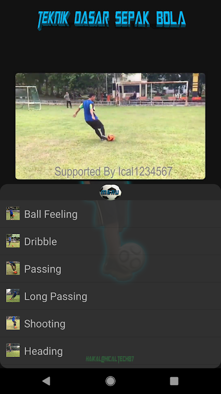 Soccer Basic Techniques  Screenshot 1