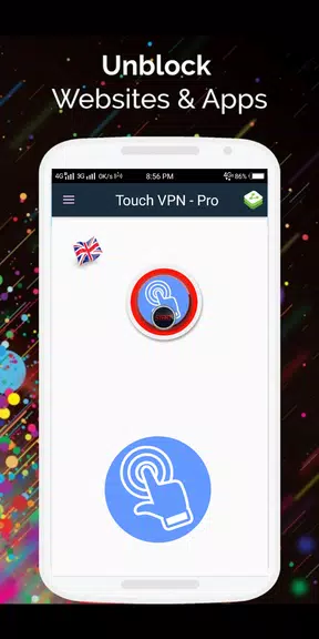 Touch VPN Pro - Unlimited•Free•Proxy  Screenshot 1