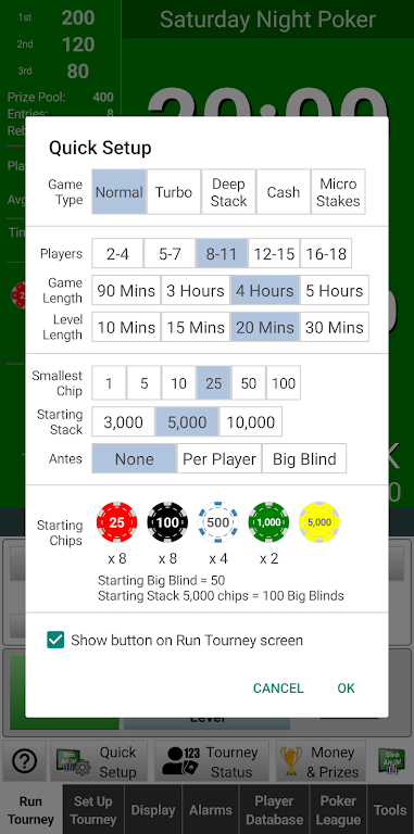 Blinds Are Up! Poker Timer  Screenshot 1