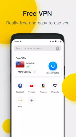 Zero VPN Browser - Free Fast S  Screenshot 1