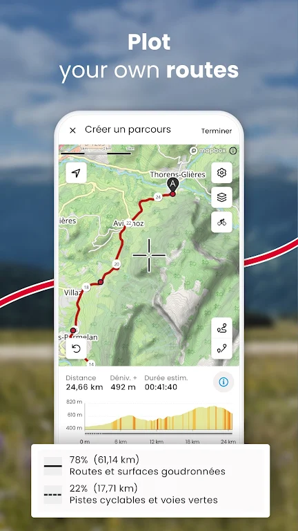 OpenRunner : bike & hike maps  Screenshot 3