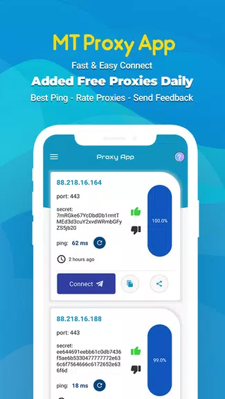 Proxy for Telegram ,MTProxy,VPN for telegram  Screenshot 2