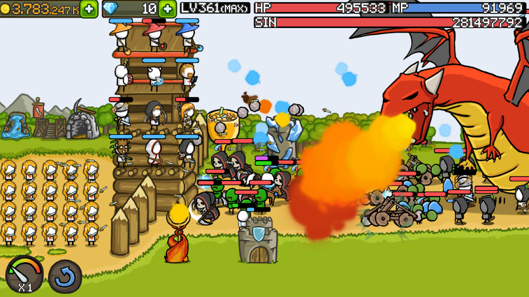 Grow Castle - Tower Defense Mod  Screenshot 3