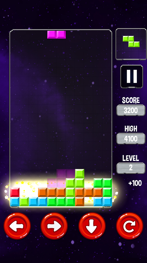 Brick Classic game for Tetris  Screenshot 2