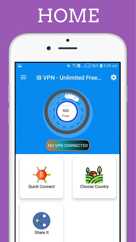 IB VPN - Unlimited Free Vpn Proxy  Screenshot 2