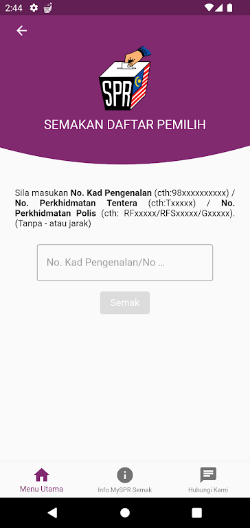 MySPR Semak  Screenshot 3