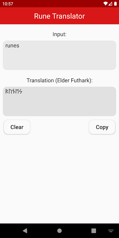 Rune Translator - Write Runic  Screenshot 1