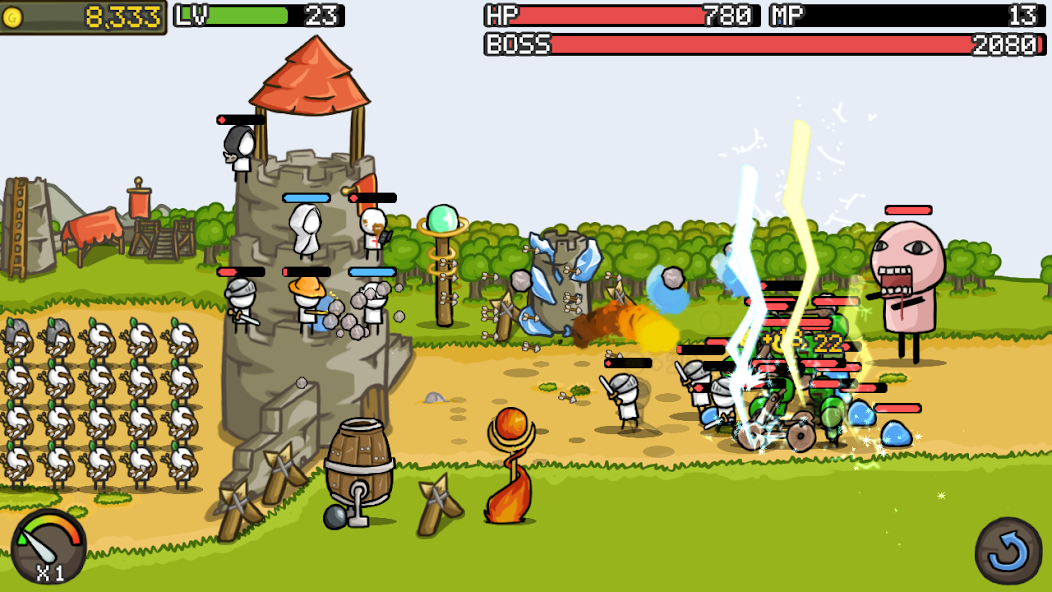 Grow Castle - Tower Defense Mod  Screenshot 2