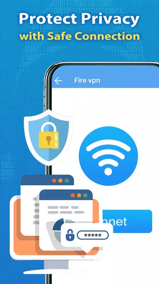 Fire VPN - Low Ping VPN Proxy, Game Speed Booster  Screenshot 4