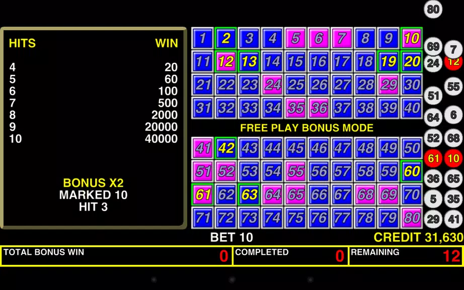 Keno Bonus Las Vegas Casino  Screenshot 1