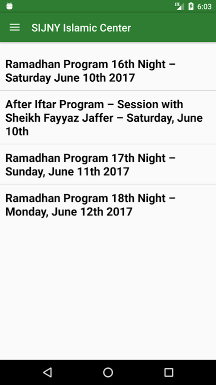 SIJNY Islamic Center App  Screenshot 3