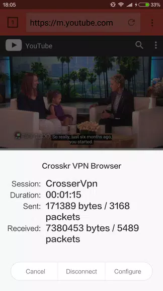 CrossKr VPN Browser  Screenshot 3