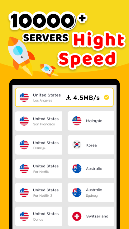 Bee VPN - Free, Fast & Unlimited VPN Proxy Secure  Screenshot 2