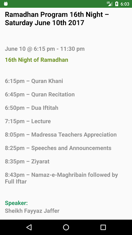 SIJNY Islamic Center App  Screenshot 4