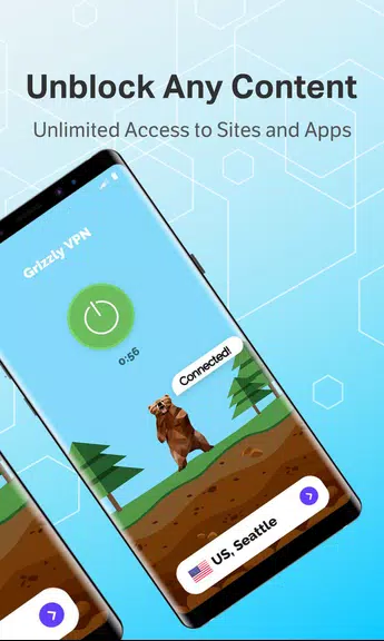 Grizzly VPN - Unlimited Free V  Screenshot 2