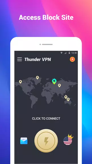 Thunder VPN - Free & Fast VPN Unlimited Proxy  Screenshot 1