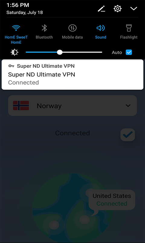 Super ND Ultimate VPN - Super Free Proxy VPN  Screenshot 1